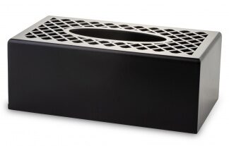 Paberrätihoidja must 9,5x25x13