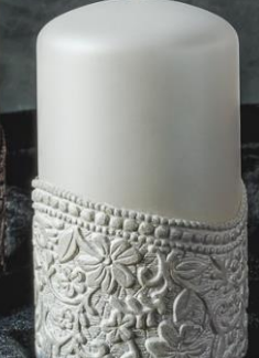 Küünal Agra valge 7x13cm 49h