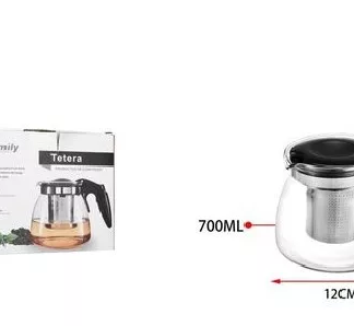Klaasist teekann 700ml   -40%  hinnast