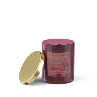 Puidust tahiga sojavahast aroomiküünal Poetic Flowers 220g