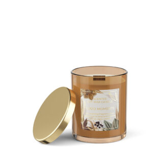 Puidust tahiga sojavahast aroomiküünal Good Moments 220g